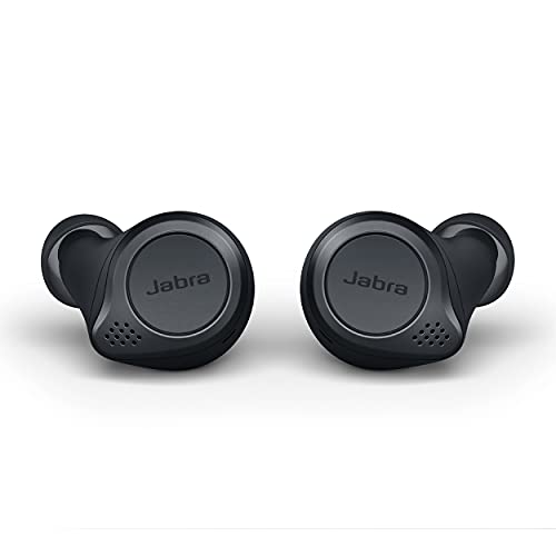 Jabra Elite Active 75t True Wireless Earbuds with Wireless Charging Enabled Case, Gray