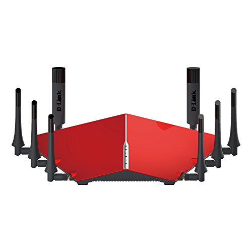 D-Link Ultra AC5300 Tri-Band Wi-Fi Router with 8 High Power Antennas, MU-MIMO and 4-Stream NitroQAM (DIR-895L/R) (Discontinued by Manufacturer)