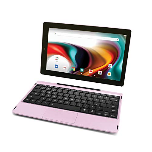 RCA 11 Delta Pro 11.6 Inch Quad-Core 2GB RAM 32GB Storage IPS 1366 x 768 Touchscreen WiFi Bluetooth with Detachable Keyboard Android 9.0 Tablet (11.6", Pink)