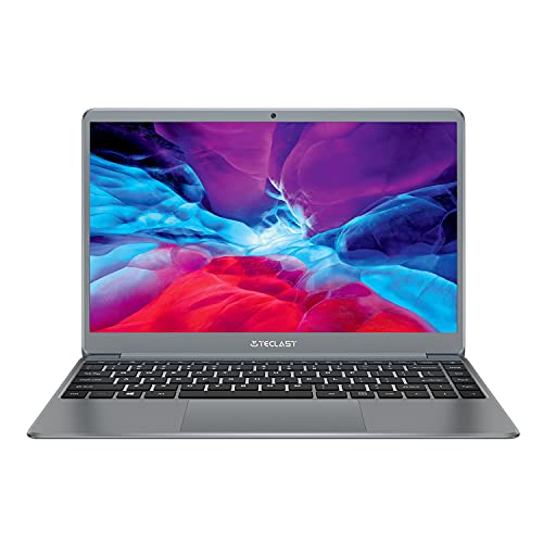 TECLAST F7 Plus2 Laptop Computer Windows 10, 14.1” 8GB RAM 256GB SSD Up to 2.6GHz Intel N4120, 1920x1080 FHD IPS Display, Lightweight Windows Laptop 2.4G+5G WiFi Bluetooth Type-C Mini-HDMI