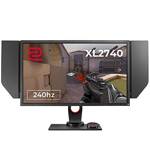 BenQ ZOWIE XL2740 27 inch 240Hz Gaming Monitor with G-Sync Compatible/ Adaptive Sync | 1080p 1ms | Black Equalizer for Competitive Edge | S-Switch for Custom Display Profiles | Shield