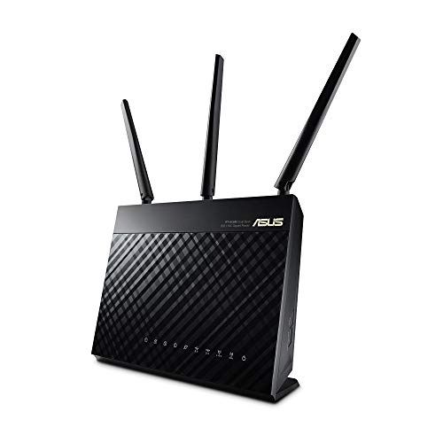 ASUS AC1900 WiFi Gaming Router (RT-AC68U) - Dual Band Gigabit Wireless Internet Router, Gaming & Streaming, AiMesh Compatible, Included Lifetime Internet Security, Adaptive QoS, Parental Control