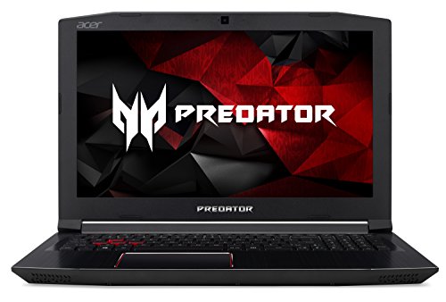 Acer Predator Helios 300 Gaming Laptop, 15.6" Full HD IPS, Intel i7 CPU, 16GB DDR4 RAM, 256GB SSD, GeForce GTX 1060-6GB, VR Ready, Red Backlit KB, Metal Chassis, Windows 10 64-bit, G3-571-77QK