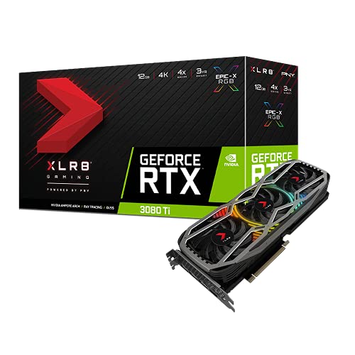 PNY GeForce RTX 3080 Ti 12GB XLR8 Gaming Revel Epic-X RGB Triple Fan Graphics Card