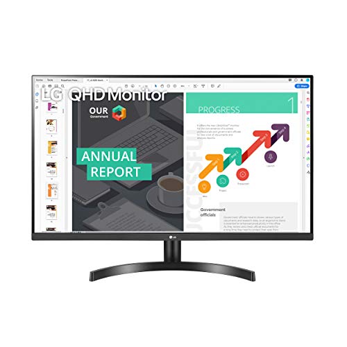 LG 32QN600-B 32-Inch QHD (2560 x 1440) IPS Monitor with HDR 10, AMD FreeSync with Dual HDMI Inputs, Black