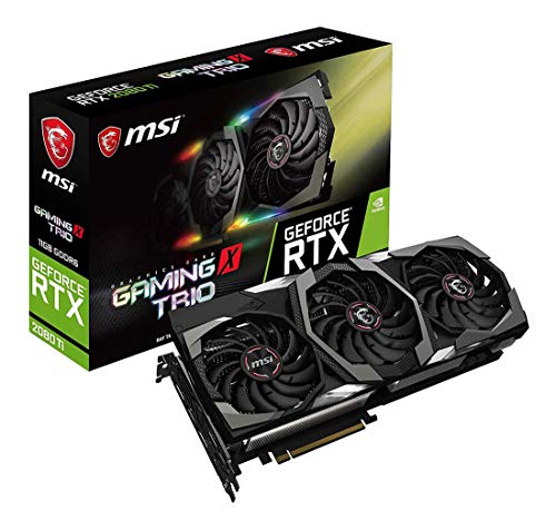 MSI GAMING GeForce RTX 2080 Ti GDRR6 352-bit HDMI/DP/USB Ray Tracing Turing Architecture Graphics Card (RTX 2080 TI GAMING X TRIO)