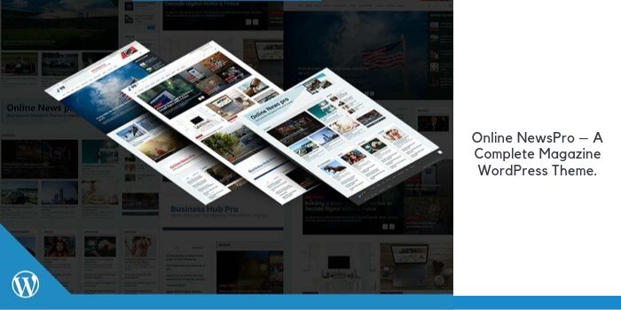 Online News Pro – A Complete Magazine WordPress Theme.