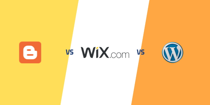 Blogger vs. Wix vs. WordPress